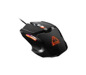 Canyon Vigil schwarz-orange / Optische Gaming-Maus / 3200 DPI / 6 Tasten / RGB-Hintergrundbeleuchtung / USB / 1,65 m