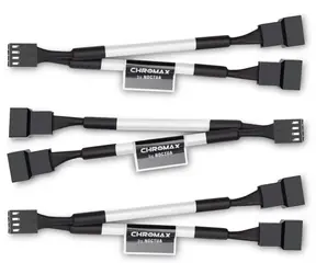 Noctua NA-SYC1 weiß (Chromax) / Y-Kabel / 2x 4-Pin PWM (F) / 1x 4-Pin PWM (M) / Länge 115mm / 3er-Set