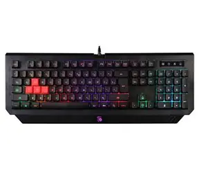 A4Tech BLOODY B120N schwarz / Gaming-Tastatur / Membranschalter / CZ / Hintergrundbeleuchtung / USB / 1,8 m