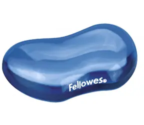 Fellowes CRYSTAL Gel-Pad unter dem Handgelenk blau