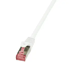 LogiLink CQ2091S S FTP CAT6 10m weiß / Patchkabel / RJ45-RJ45