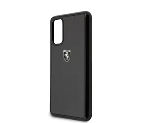 Ferrari Heritage Carbon Cover für Samsung Galaxy S20 schwarz