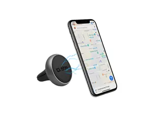 SBS MID ROUND Autohalterung schwarz / magnetisch / Gitter / universell für Smartphones