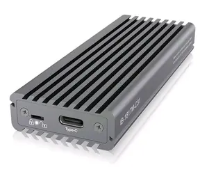 Icy Box IB-1817M-C31 / externe Box für M.2 PCIe NVMe SSD / USB 3.1 gen2 Typ-C / Aluminium