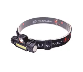 Solight WN32 LED wiederaufladbare Stirnlampe 3W + COB / 150 + 60lm / Li ION / USB