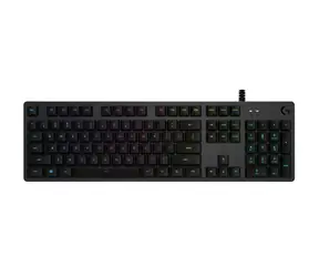 Logitech G512 schwarz / Gaming-Tastatur / US-Layout / Kabel USB-A 2.0 / 1x USB-A 2.0 / RGB Lightsync / GX Brown Tactile