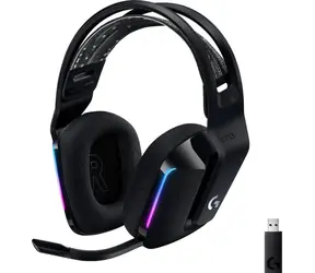 Logitech G733 Lightspeed schwarz / kabellose Kopfhörer / Mikrofon / RGB / USB LIGHTSPEED Empfänger