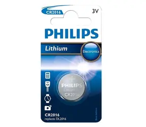 Philips Batterie CR2016 - 1St