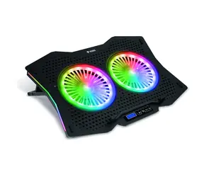 YENKEE YSN 310 schwarz / Kühlpad für Notebook / LCD-Display / RGB / bis 15,6"