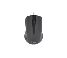 YENKEE Suva schwarz / Optische Maus / 1000 DPI / 3 Tasten / USB / 1,25 m