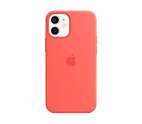 Apple Silikonhülle mit MagSafe für iPhone 12 mini rosa