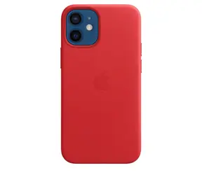 Apple Lederhülle mit MagSafe für iPhone 12 mini rot