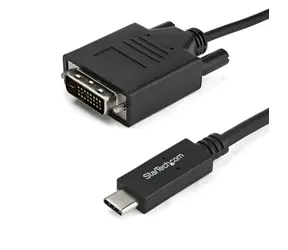 StarTech Kabel USB-C auf DVI schwarz / 1920 x 1200 / Thunderbolt 3 / 1m