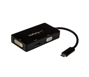StarTech Multiport-Videoadapter 3in1 schwarz / VGA / DVI / HDMI / 4K 30Hz