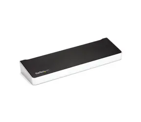 StarTech DK30CH2DEPUE Dockingstation schwarz-silber / 100W Netzteil / 1x HDMI / 2x DisplayPort / 1x RJ-45 / 5x USB 3.0