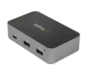 StarTech HB31C2A1CGS USB Hub schwarz / 2x USB-A / 1x USB-C / 1x RJ-45 / 10 Gbs / 1 m 
