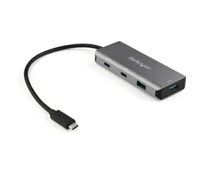 StarTech HB31C2A2CB USB-Hub grau / 2x USB-A / 2x USB-C / 10 Gbs 