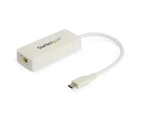 StarTech USB-C auf RJ-45 Adapter weiß / 1Gbs / Thunderbolt 3
