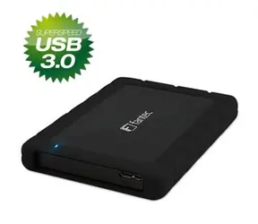 Fantec AluPro U3 schwarz / Rahmen für 2,5" HDD / SATA / USB 3.0 