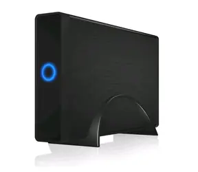 Icy Box IB-377-C31 schwarz / externes Gehäuse für 3,5" SATA III / USB-C Laufwerk