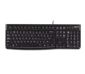 Logitech K120 US schwarz / Tastatur / kabelgebunden / USB-Kabel