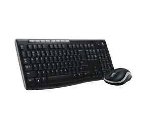 Logitech Wireless Combo MK270 US schwarz / kabelloses Tastatur- und Mausset / US-Version