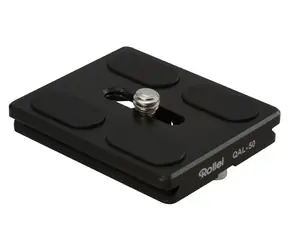 Rollei QAL-50 / Stativ-Ersatzplatte / für Geräte mit 1:4"-Gewinde