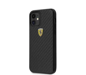 Ferrari On Track Carbon Case für Apple iPhone 12 mini schwarz