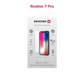 Swissten gehärtetes Schutzglas 2.5D für Realme 7 Pro