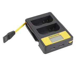 Patona Ladegerät für 2 Akkus Nikon EN-EL15 / DC 5 V 2 A