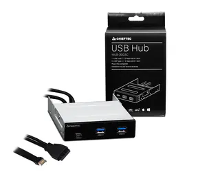 Chieftec MUB-3003C Frontpanel mit 1x USB-C 3.1 Gen2 und 2x USB-A 3.1 Gen1 / bis zu 3,5" externer Steckplatz