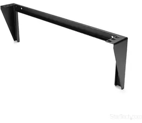 StarTech RK119WALLV Vertikale Wandhalterung aus Stahl (19 Zoll, Schwarz, 1 HE)