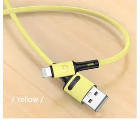 USAMS SJ434 U52 Lade- und Datenkabel Lightning 1 m gelb