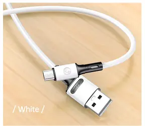 USAMS SJ435 U52 Daten- und Ladekabel Micro-USB 1 m weiß