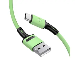 USAMS SJ436 U52 Schnelllade- und Datenkabel USB Typ-C 1 m grün