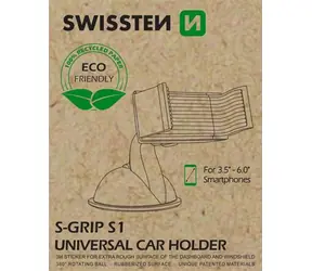 Swissten S-GRIP S1 (ECO-VERPACKUNG) / Autohalterung