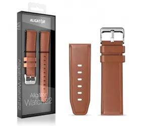 Aligator 22mm braun