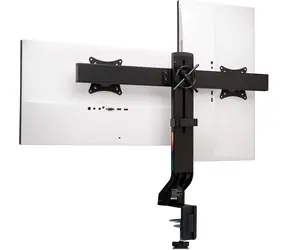 Kensington Compact Arm für zwei Monitore SmartFit schwarz / bis 27" / bis 8 kg / Höhe 239-470 mm