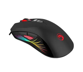 Marvo M519 schwarz / Gaming-Maus / 12000 DPI / 8 Tasten / USB / 1,5 m / RGB-LED-Hintergrundbeleuchtung
