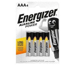 Energizer Alkaline Power Batterie - Micropencil AAA 4 Stk