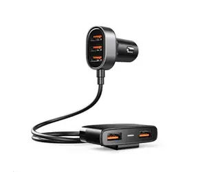 Joyroom JR-CL03 USB-A-Autoladegerät mit 5 Anschlüssen, schwarz / 5x USB-A / 5 V / 6,2 A