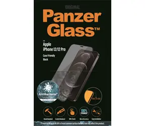 PanzerGlass Hartglas Case Friendly AB für Apple iPhone 12 & 12 Pro schwarz