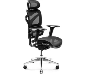 Diablo V- Commander schwarz / ergonomischer Stuhl / verstellbar / Netz / rollende Räder / Tragfähigkeit 200 kg