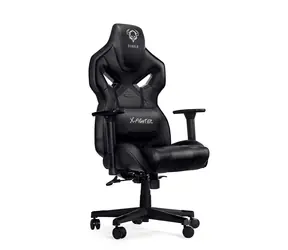 Diablo X-Fighter schwarz / Gamingstuhl / verstellbar / Kunstleder / Rollen / Tragkraft 150 kg