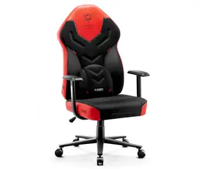 Diablo X-Gamer 2.0 Normal schwarz-rot / Gamingstuhl / Kunstleder / Rollen / Tragkraft 150 kg