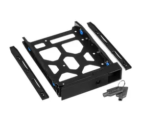 QNAP TRAY-35-BLK01 Tablett für 3,5 Zoll mit Schloss und zwei Schlüsseln / für TR-004 & TS-431KX