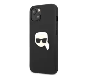 Karl Lagerfeld PU-Leder Karl Head Backcover für Apple iPhone 13 mini schwarz