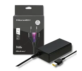 Qoltec 51556 Adapter für Lenovo Laptops 65 W / 20 V / 3,25 A / quadratische Spitze