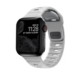 Nomad Sport Strap (ML) Armband für Apple Watch 45 & 44 & 42 mm grau