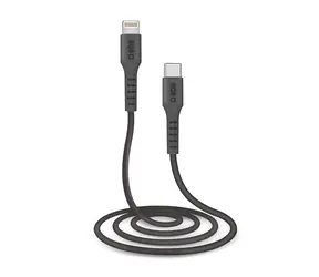 SBS-Kabel USB - Lightning 1m schwarz / MFI